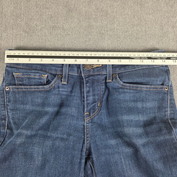 Levi's 712 Slim Jeans Womens 28 Dark Wash Excellent Slim Leg Denim 18884-0011 - Picture 9 of 14